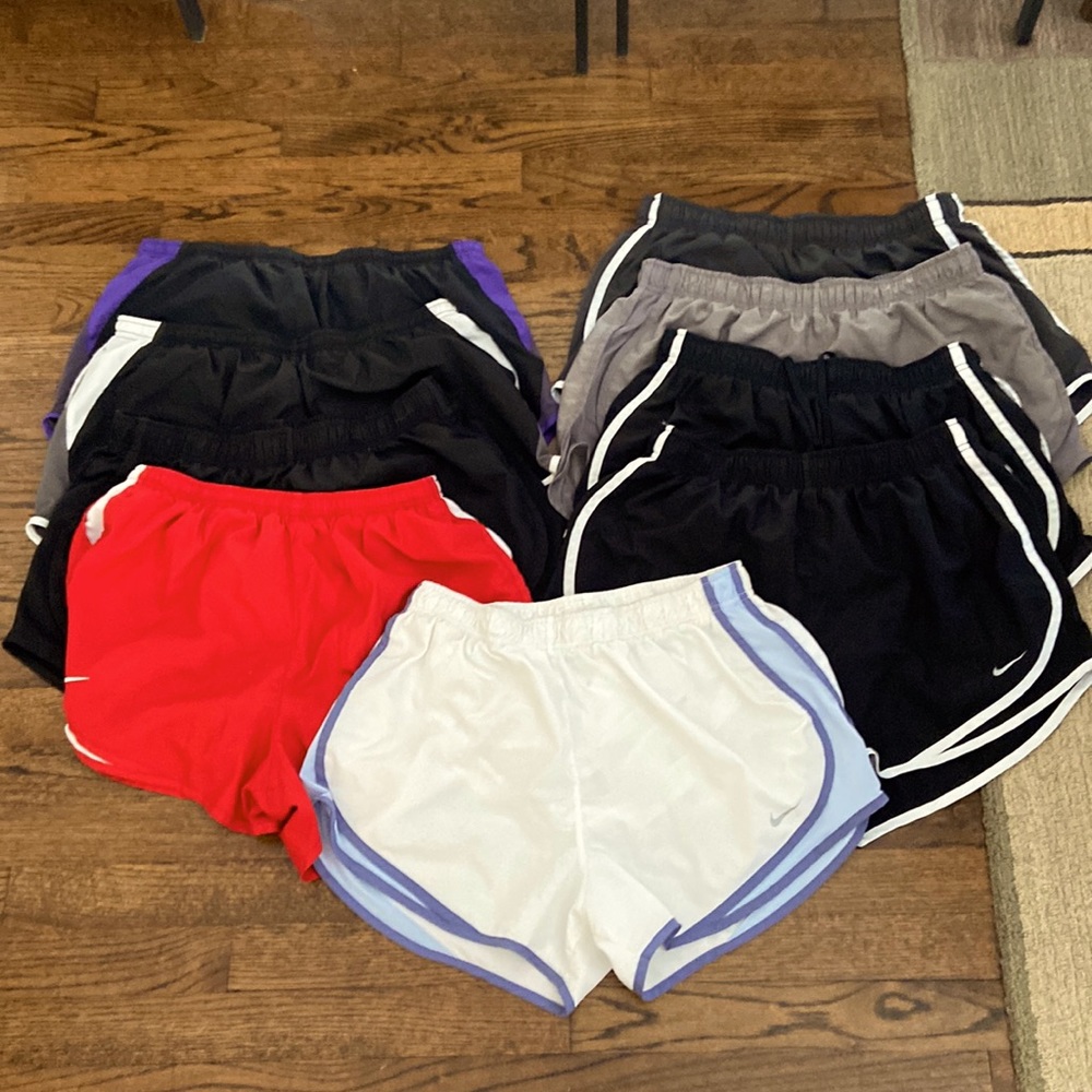 9 pairs Nike Dri-Fit Shorts Size L